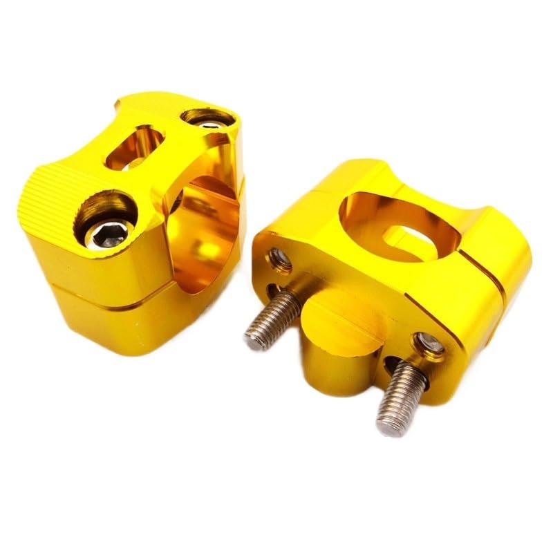 Adaptateur guidon 28mm moto usiné CNC finition premium