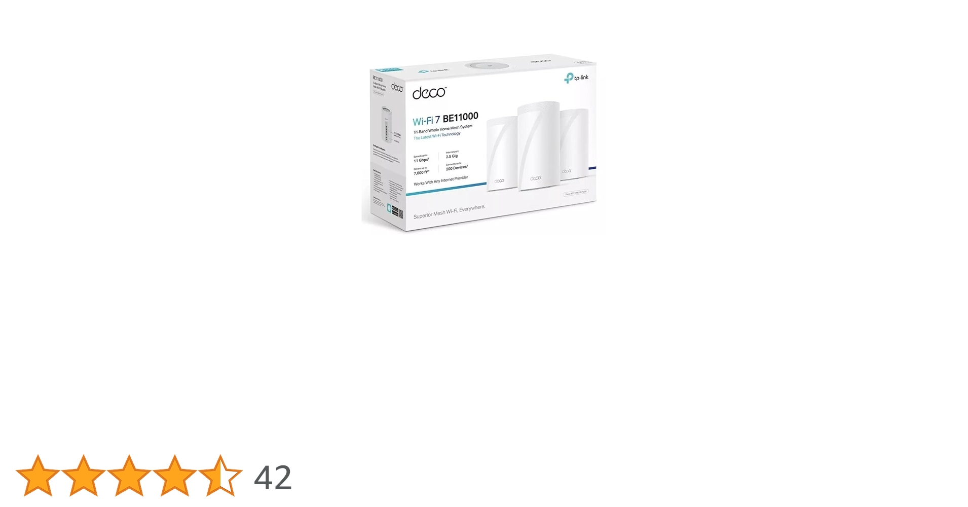 【即配送可】TP-Link Deco BE11000 Wi-Fi 7 Amazon.co.jp: TP-Link - Deco BE11000 マルチギグ ホールホーム