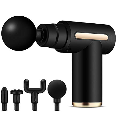 Pistolet de Massage Musculaire - muscle massage - pistolet de massage jolt - pistolet de massage des tissus profonds 4 têtes de massage,rechargeable par USB,pistolet de massage musculaire jolt 商品名称