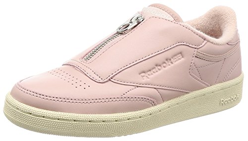 Reebok Crossfit Reebok Classicclub C 85 Zip schoenen, Shell Pink/papierwit/metallic zilver/krijt