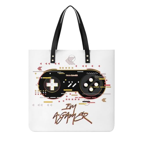 Sac à main jeu vidéo grand format tote bag femme idéal pour le voyage