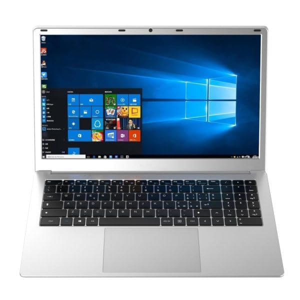 Difinity Quad PC Portable 15.6 Pouces FullHD (N3450 4x2.2 GHz, RAM 8Go, 512Go SSD, WLAN, Bluetooth, Windows 11 Pro) Clavier AZERTY Français - 8136