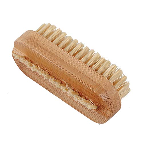 Natural Nail Brush(4 Packs) Cleaning Nail Brush Wood 2 Side With Natural Boar Bristle For Manicure Pedicure Women Kids #TOP1
