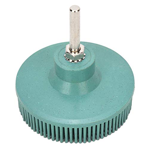 Image of Disc 3 Inch Disc Rubber Abrasive Brush Deburring Polishing Grinding Wheel, Discs (Green)