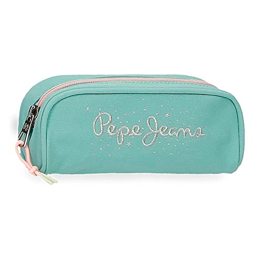 Pepe Jeans Jane Estuche Azul 18x7x5 cms Poliéster