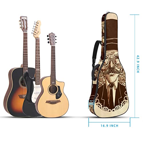Étui de protection rembourré pour guitare acoustique classique Motif été dessiné à la main, Multicolore 03., 42.9×16.9×4… - Les Beatles, Paul McCartney, John Lennon, RIngo Starr, George Harrison Étui de protection rembourré pour guitare acoustique classique Motif été dessiné à la main, Multicolore 03., 42.9x16.9x4… – Image 6