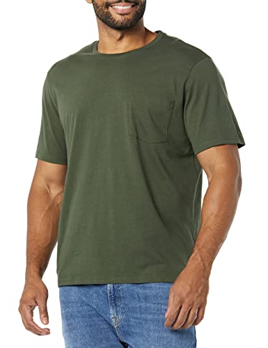 Image of Amazon Essentials Men's Short-Sleeve Crewneck Pocket T-Shirts