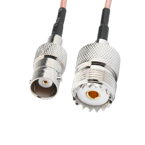 JXRIF Connector BNC Male to UIHF PL259 Male SO239 Female Plug Jumper Pigtail RG316 Coaxial Cable Replacement for Industrial Grade Precision Reliable Module