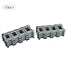 Produktbild SOWLFE 10PCs Train Tracks Flexible Assemble Track Straight Curved Rail Toy Compatible for Lego MEGA BLOKS PixelBlocks Electric Railcars