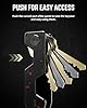 MINBERAND Key Organizer Compact Key Holder Metal Key Chain Minimalist key case key holder for keychain Secures 1-5 Keys #3