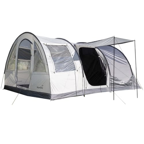 Skandika Tunnelzelt Simo 4 Protect | Familienzelt für 4 Personen...