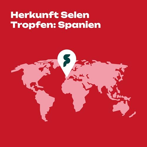 Selen Tropfen flüssig 200µg | 10µg pro Tropfen | 200µg pro Tagesdosis | SEHR HOHE AUFNAHMEFÄHIGKEIT | vegan | laborgeprüft | Made in Germany