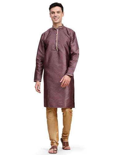 Kurta Pyjama Homme Violet M, Tenue Confortable Anti-Transpiration