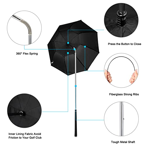 G4Free Golf Bag Umbrella For Club Protection Flex Umbrella  thumb #3