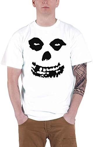 Plastichead Misfits All Over Skull official men's White extra large t-shirt