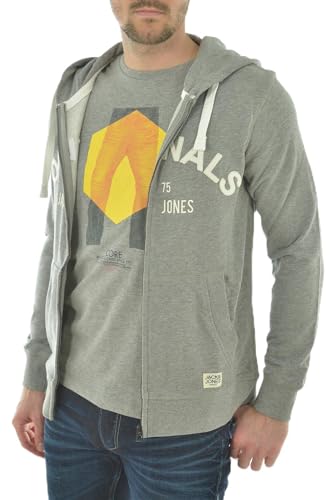 Sweat à capuche homme JACK & JONES Pacific anti-froid à manches longues coupe confort