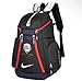Nike Hoops Elite Pro USA Basketball Backpack - Black - Large Sports Bag with Ventilated Shoe Compartment & Insulated Cooler Pocket - Professional Team Gear - One Size