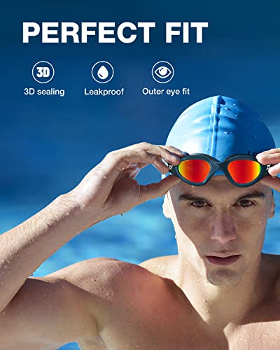 Image of ZIONOR Swim Goggles, Upgraded G1 Polarized Swimming Goggles Anti-Fog for Adult Men Women