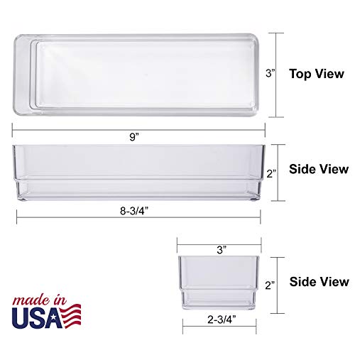 STORi Clear Plastic Drawer Organizers 9