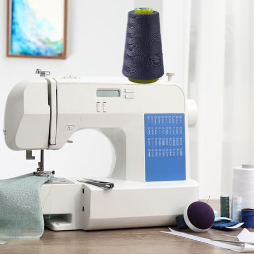 DICOSMETIC 6 Rollos Hilos para Overlock de 6 Colores, 18000 Yardas, Hilos de Poliéster para Máquina de Coser miniatura 5