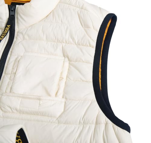 Image of Krumba Men Lightweight Vest for Casual: Puffer Sleeveless Zip Up Winter Jackets
