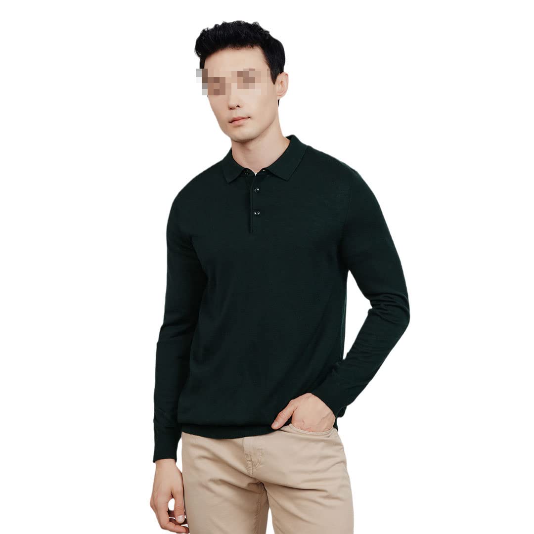 Vogrtcc Maglione da uomo a maniche lunghe Pullover Slim Maglia Lana Misto Caldo Top, Come mostrato, M