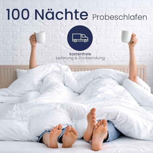 BeCo Feel Like Latex Taschenfederkernmatratze 90x200 cm mit 24 cm Höhe - 7-Zonen Matratze - PUR Like Latex Auflage - Like Latexmatratze mittelfest - Made in Germany – Bild 8