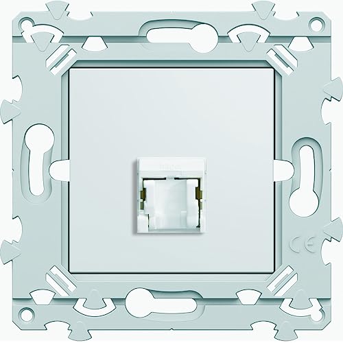 prise rj45 - catégorie 6 - ftp - pure - hager essensya we224