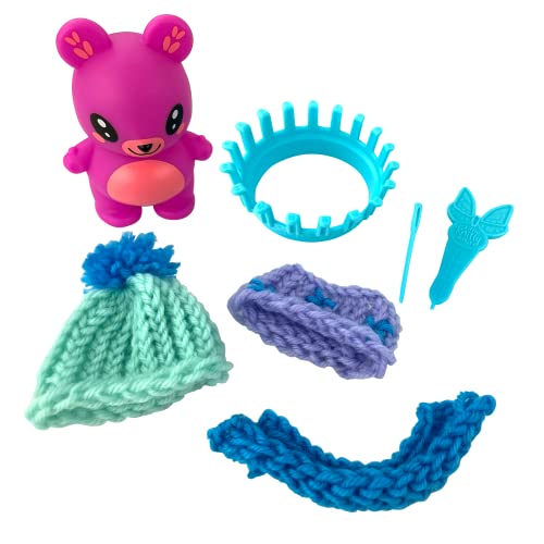 Playmonster 1906 Little Knitty Bittys Bear - Beginner Knitting Craft Kit thumb #6