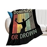 Dominate Or Drown Water Polo Throw Blankets Blanket Bed Blanket Couch Decorative Throw Blankets Soft Cozy Warm Living Room Bedroom
