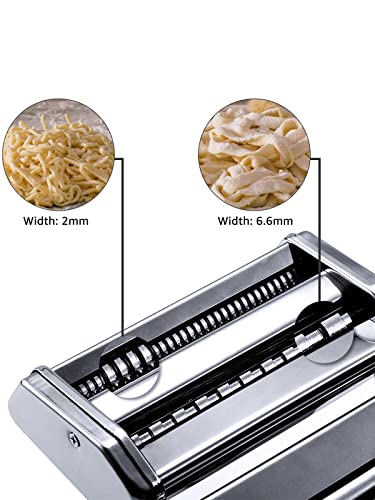 Nudelmaschine MZTOGR Pasta Maker Set mit 6 Teilen