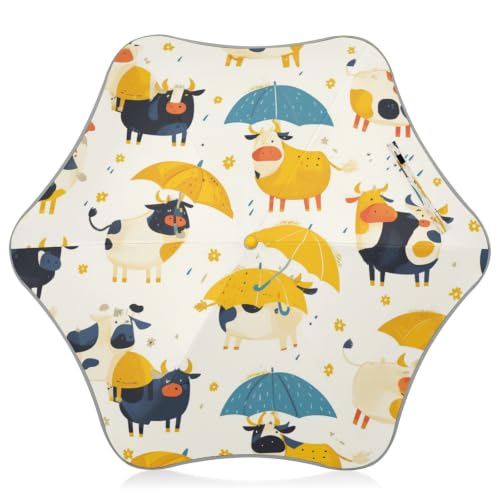 Parapluie de poche vache pour protéger les enfants de la pluie