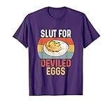 Vintage Design Slut for Deviled Eggs Gifts for Men Women T-Shirt