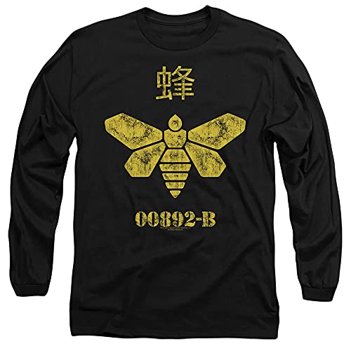 T-shirt Breaking Bad manches longues noir idéal pour vos soirées streaming et style urbain
