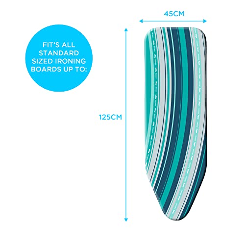 Premium Minky Ironing Board Cover - Fits Boards Up to 125x45cm - Image 3