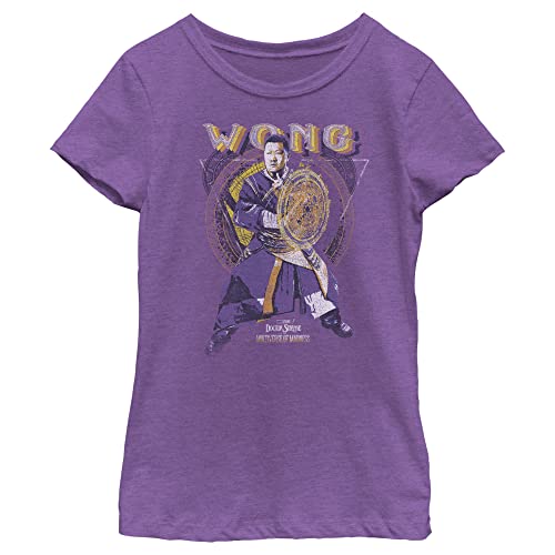 T-shirt Marvel fille Dr. Strange en coton doux et confortable pour l'école