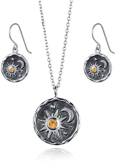 Sun And Moon Necklace Set for Women image 2
