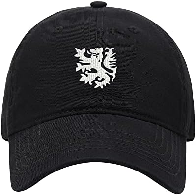 Gorra de béisbol para hombre, diseño de león holandés, bordado de algodón lavado, gorra de béisbol unisex