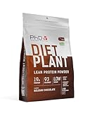 PhD Nutrition Diet Plant, High Protein Lean Matrix, Vegan Diet Protein Powder, Belgian Chocolate, 19g of Plant Protein, 40 Servings Per 1 kg Bag (Packaging May Vary)