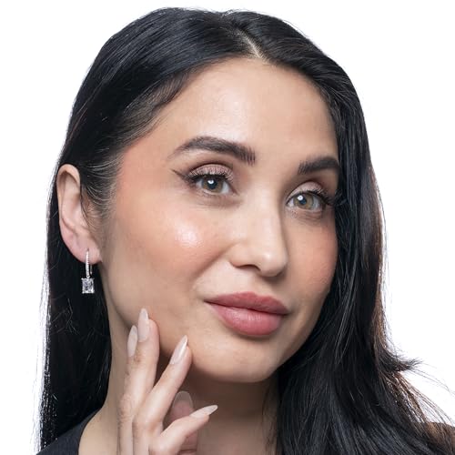 Amazon Essentials Fancy-Cut Cubic Zirconia Drop Earrings2