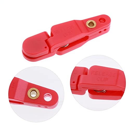 Clip de liberación de pesca downrigger con pin pad ajustable pack de 10 piezas rojo 3