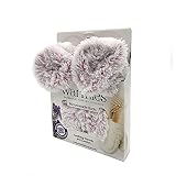 Warmies® W pełni podgrzewane buty wellness pachnące francuską lawendą - szary marshmallow,