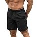 Produktbild Fenverk Herren Badehose Badeshorts Kurze Hose Männer Schnelltrockend Strand Schwimmhose Modern Eng Mesh-Futter(B#Schwarz,XXL)