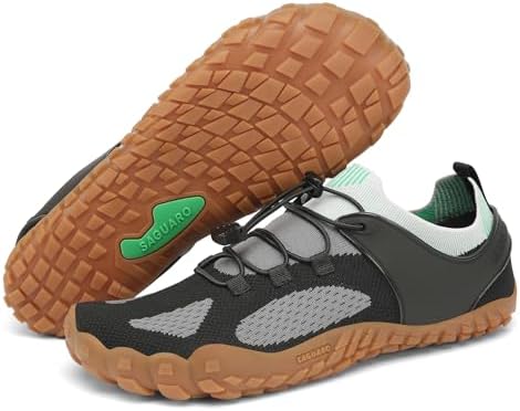 SAGUARO Knit Barfußschuhe rutschfest Barfuss Schuhe Damen Herren Mit Zero-Drop Solhe Gr.36-48