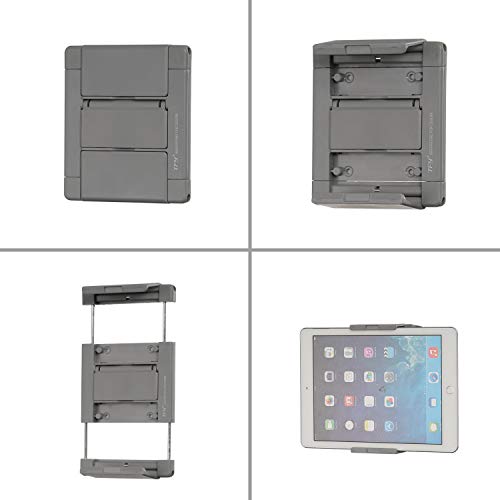 TFY Uchwyt ścienny do tabletu, szary, pasuje do urządzeń 6-8.9 cm i 4,2-7,4 cala, kompatybilny z iPhone 15 Pro Max, iPad Pro 10,5 cala, iPad Mini 6, Samsung S23, HUAWEI MATE 60 Pro