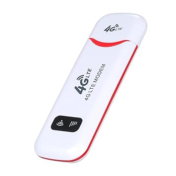 Belity 4G LTE USB Modem 4G Router Mobile WiFi Hotspot with SIM Card Slot 150Mbps DL 50Mbps UL Max 10 Devices Red, EU Version