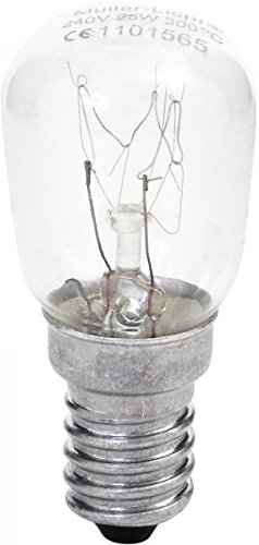 2 x del Horno Bombilla bombillas F del Horno 25 W E14 Gota T22 25 W