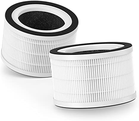 CFKREYA Replacement HEPA Filter for Afloia Fillo, Halo, Also Compatible with Mooka Allo Air Purifier, 3-in-1 H13 True HEPA Filtration, 2 Pack
