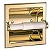 Design House 533372 Millbridge Recessed Toilet Paper Holder, Polished Brass