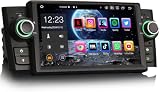 Erisin 4GB+64GB Android 16 2 DIN Autoradio Bluetooth per Fiat Punto Linea | 8-Core 7 Pollici Car Stereo Multimediale con Wireless CarPlay Android Auto Navigatore GPS DSP DAB+ WiFi 4G IPS FM RDS SWC